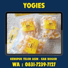 0831-7239-7127 (YOGIES), Kerupuk Telur Asin Kab Bogor