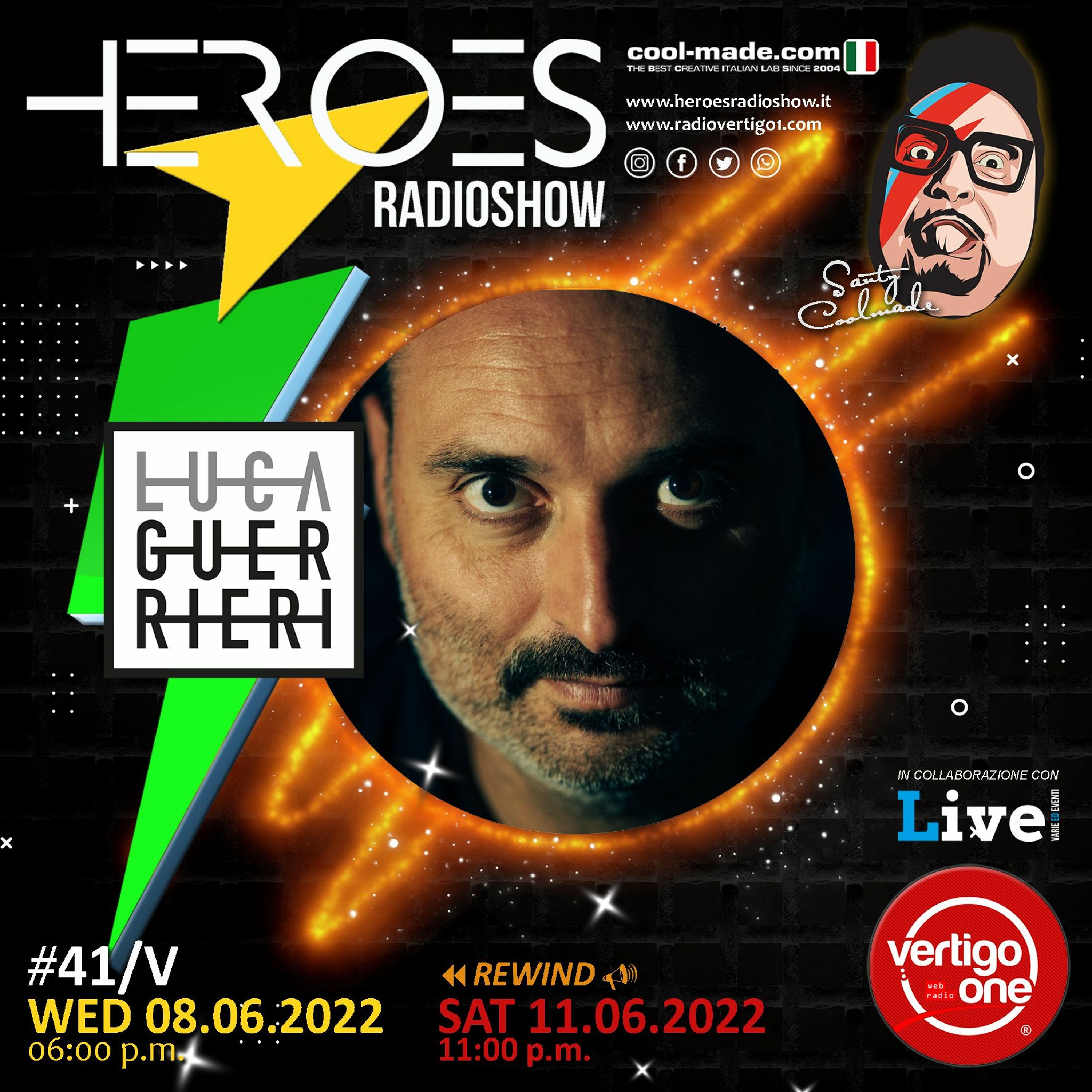 #41/2021-22> HEROES RadioShow - Special Guest  LUCA GUERRIERI episode artwork