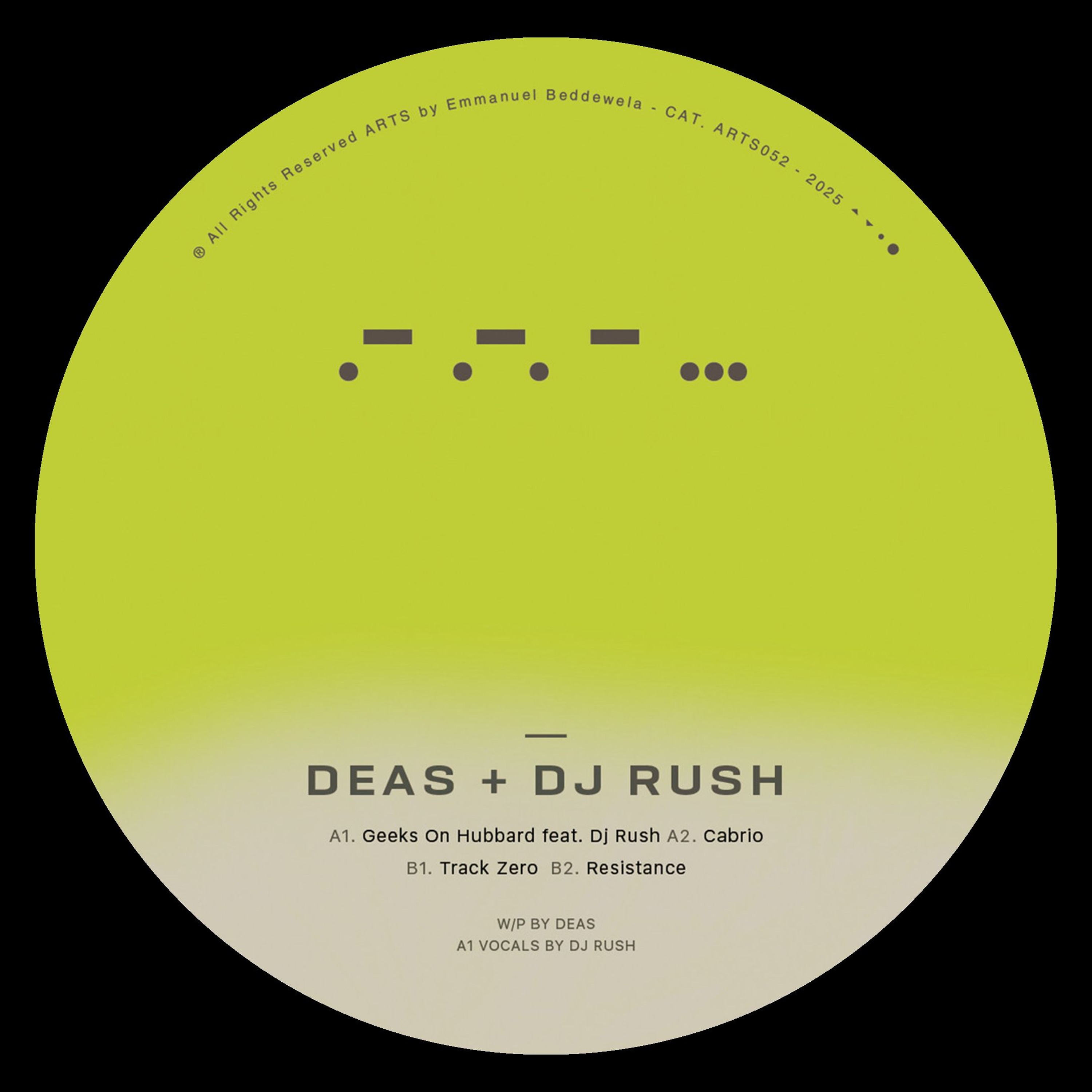 Premiere: DEAS feat. Dj Rush — Geeks On Hubbard [ARTS052] episode artwork