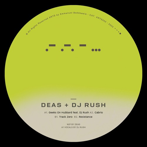 Premiere: DEAS feat. Dj Rush — Geeks On Hubbard [ARTS052]