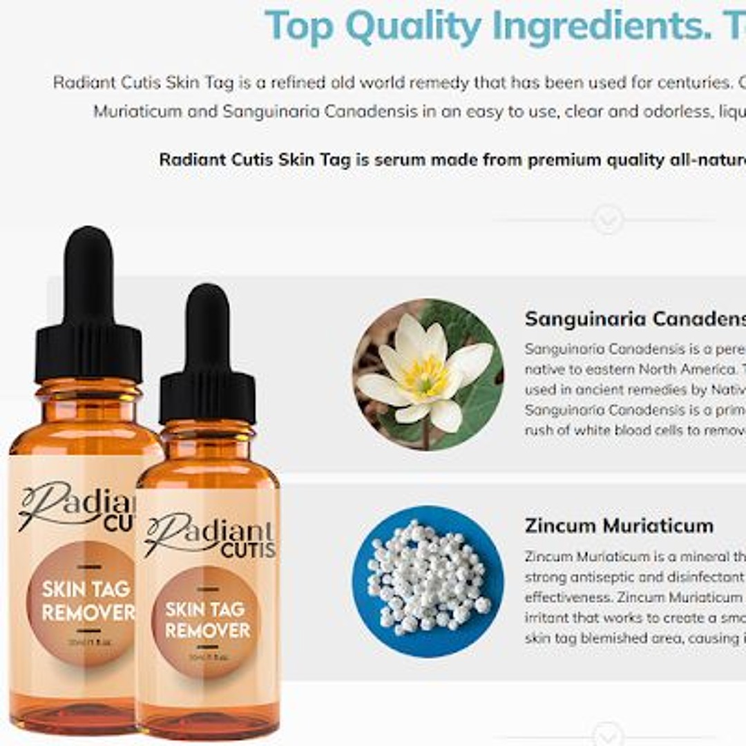 Radiant Cutis Skin Tag Remover Reviews, Price & Buy