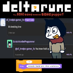 Deltarune; The Same Same Same Same Puppet - [repeat (3) { [say (Woah hold on, this violates) } ]