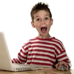 Petrified white boy on computer while blasting shitty music on SoundCloud.com typa beat