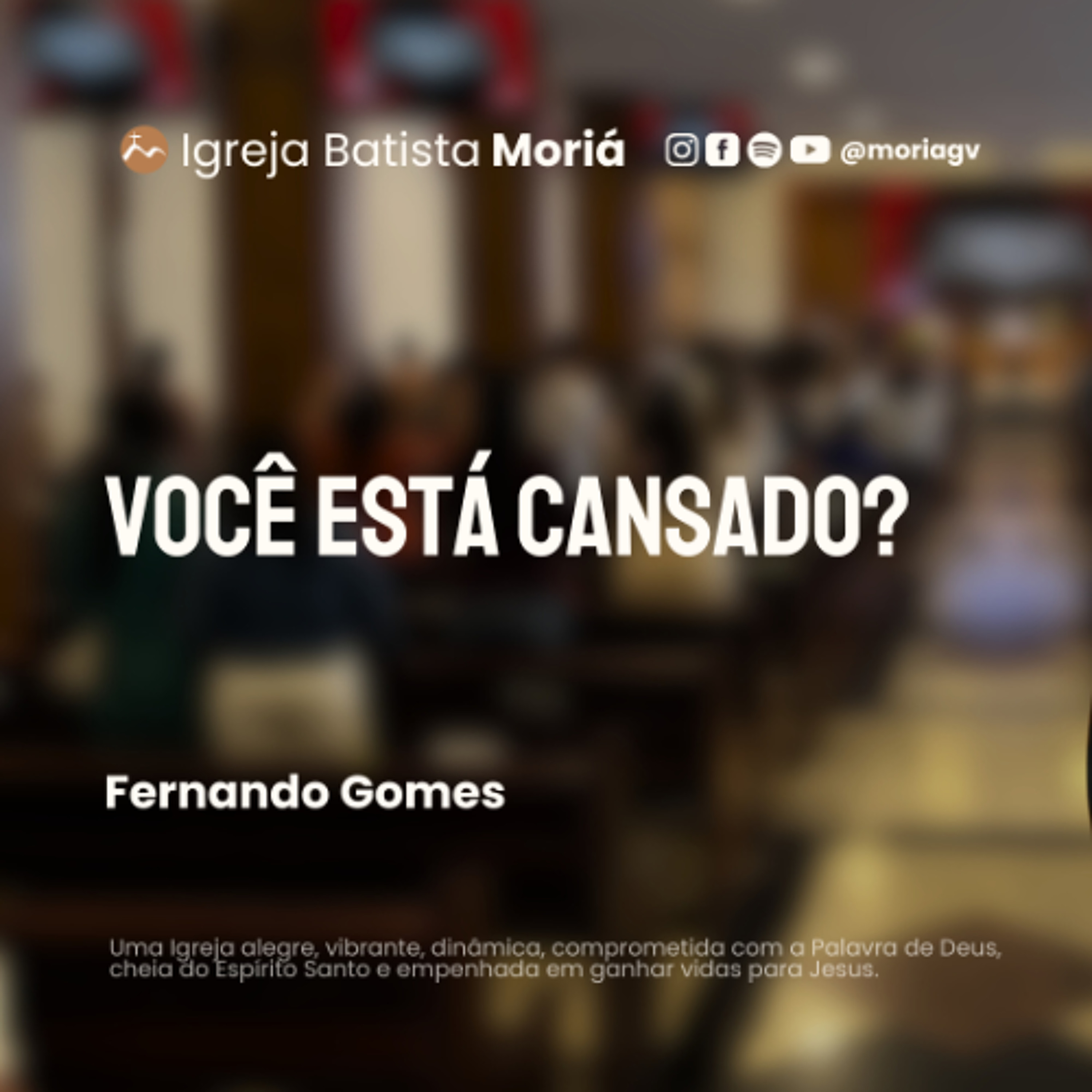 Você está cansado - Fernando Gomes - Culto da Vitória [18.03.2026]