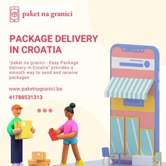 Easy Package Delivery in Croatia - paket na granici