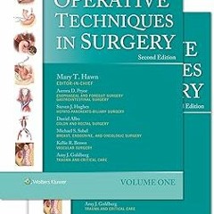 (( Operative Techniques in Surgery BY: Mary Hawn (Author) )E-reader[