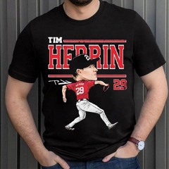 Tim Herrin Cleveland Guardians Baseball Signature Cartoon Shirt