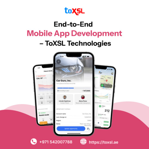 End-to-End Mobile App Development Services - ToXSL Technologies