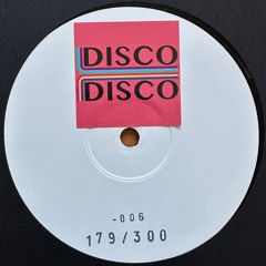 DISCO006 - Saint Rio - Groove Dream EP