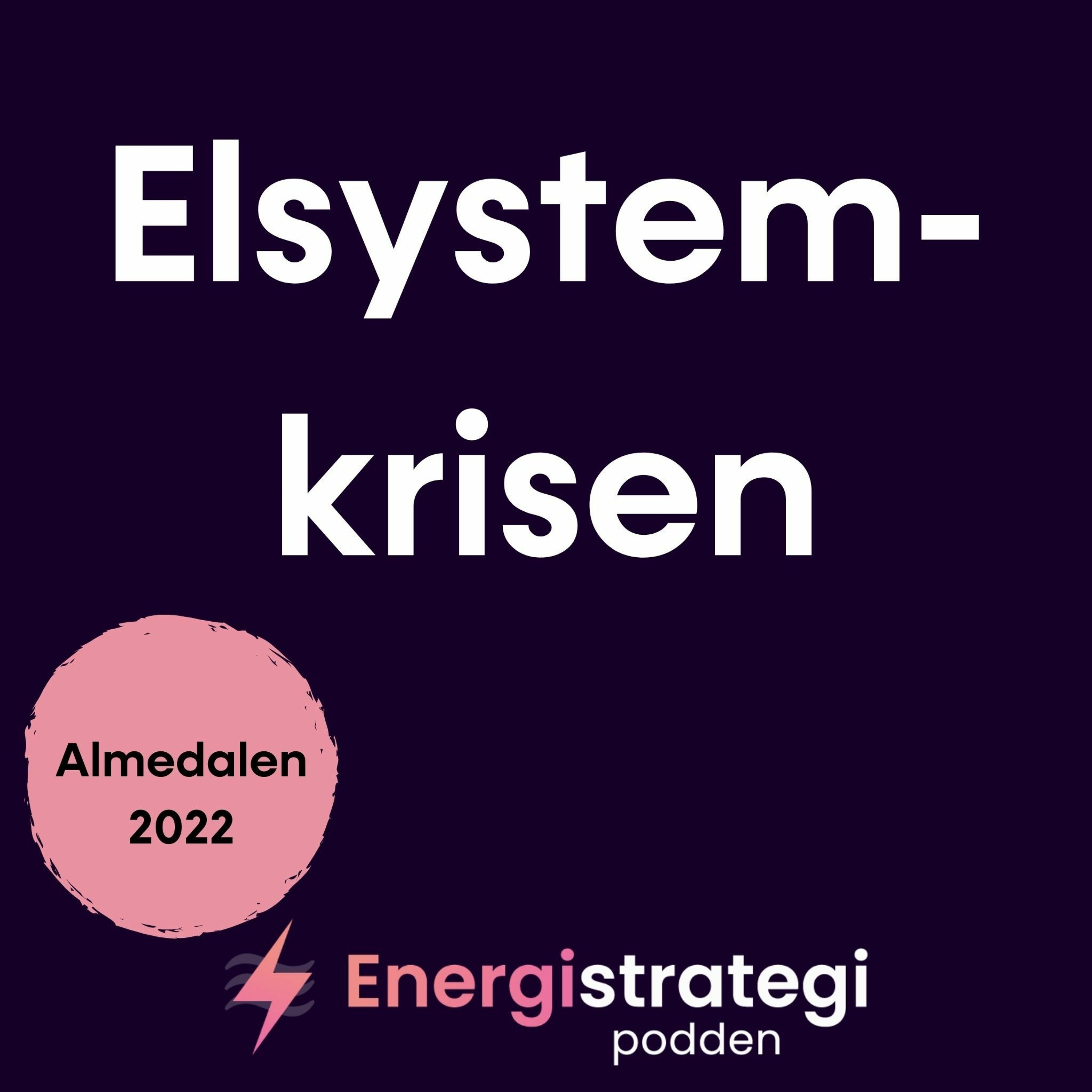 #124 - "Elsystemkrisen" & EnergiStrategiPodden fokuserar ALMEDALEN 2022 episode artwork