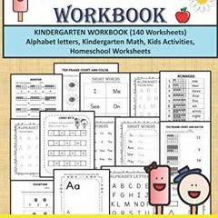 KINDLE KINDERGARTEN WORKBOOK (140 Worksheets) - Alphabet letters,