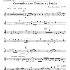 Concertino Para Trompeta Y Banda