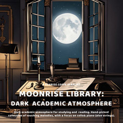 Moonrise Library🗝📜🤎🖋️💼 Music for studying and relaxing
