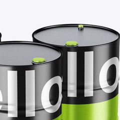 Oil Barrel Mockup Free Kostenlos Downloaden