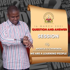 16.03.2021. Question And Answer Session 2 Of 2021