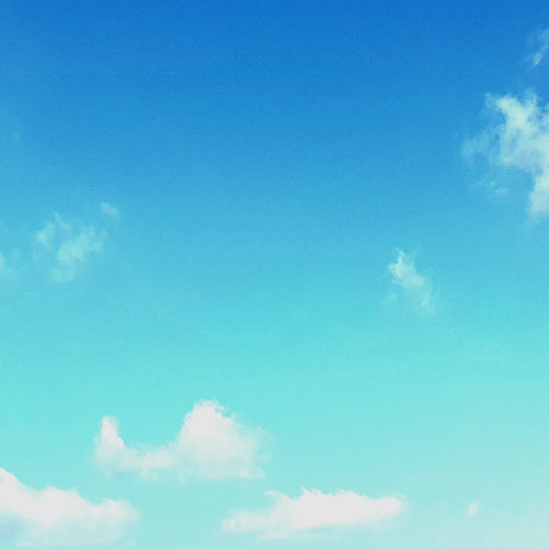 White Clouds In The Blue Sky