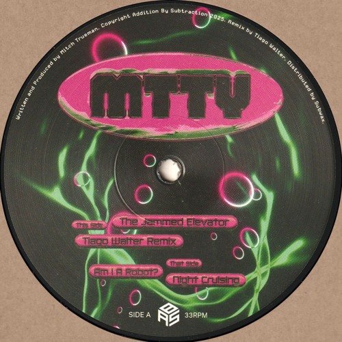 Mtty - Eighth Addition (Incl. Tiago Walter Remix) (ABS008)
