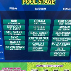 Dancefestopia Pool Stage Set 9/5/2025