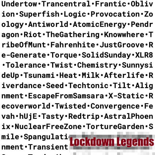 Stream Lockdown Legends (Classic UK Hard House & Hard Trance Vinyl
