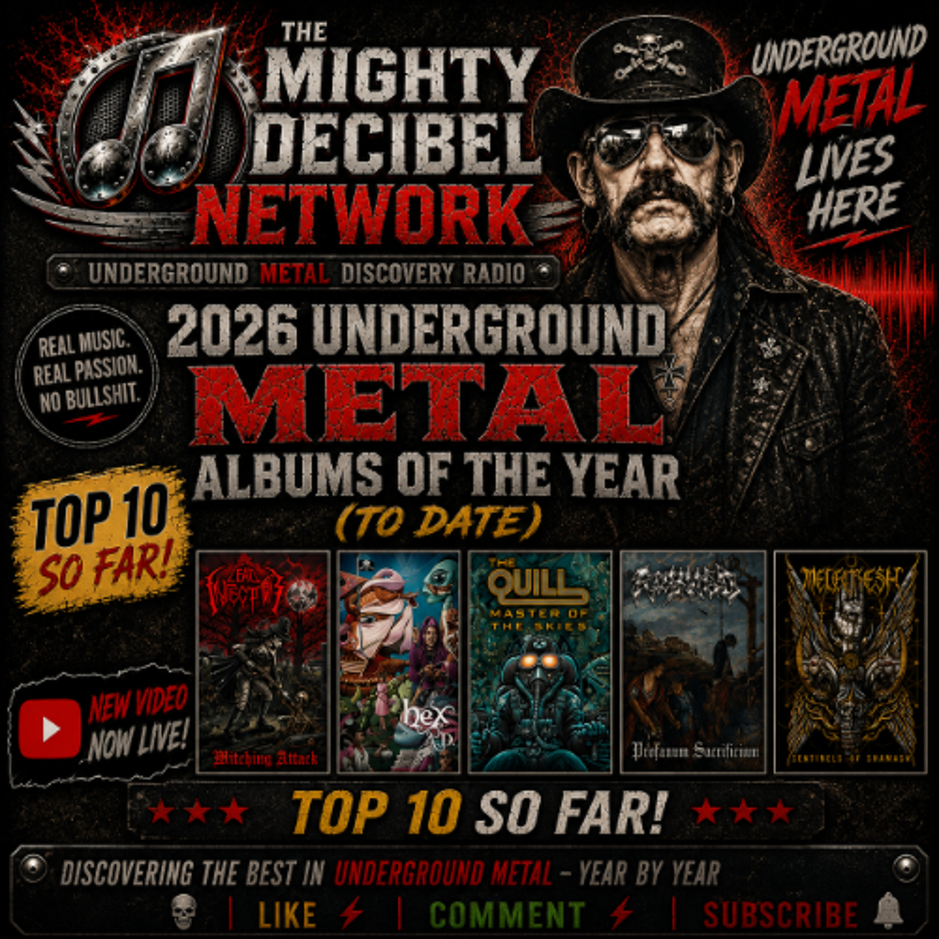 2026 UNDERGROUND METAL ALBUMS OF THE YEAR (To Date) episode artwork