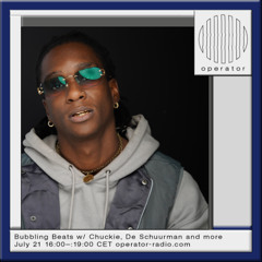Bubbling Beats w/ De Schuurman - 21st June 2025