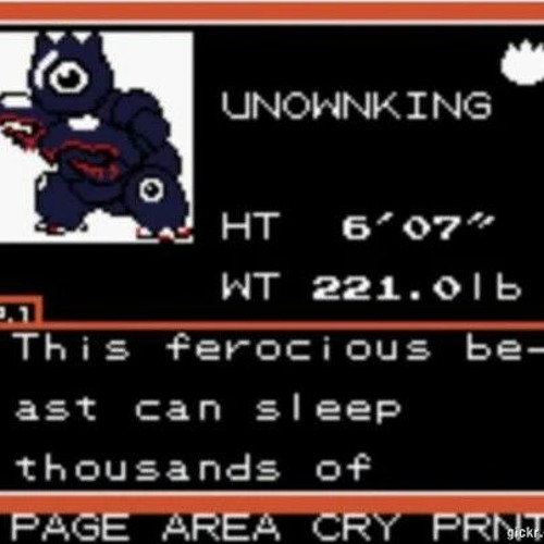 Sturm Unown King WIP