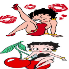 red lips, cherry kiss - 747fields