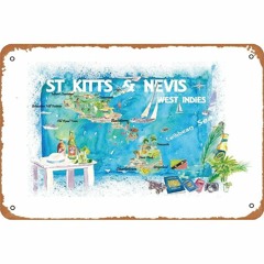 READ [PDF] St Kitts Nevis West Indies Illustrated Travel Map With Roads And High