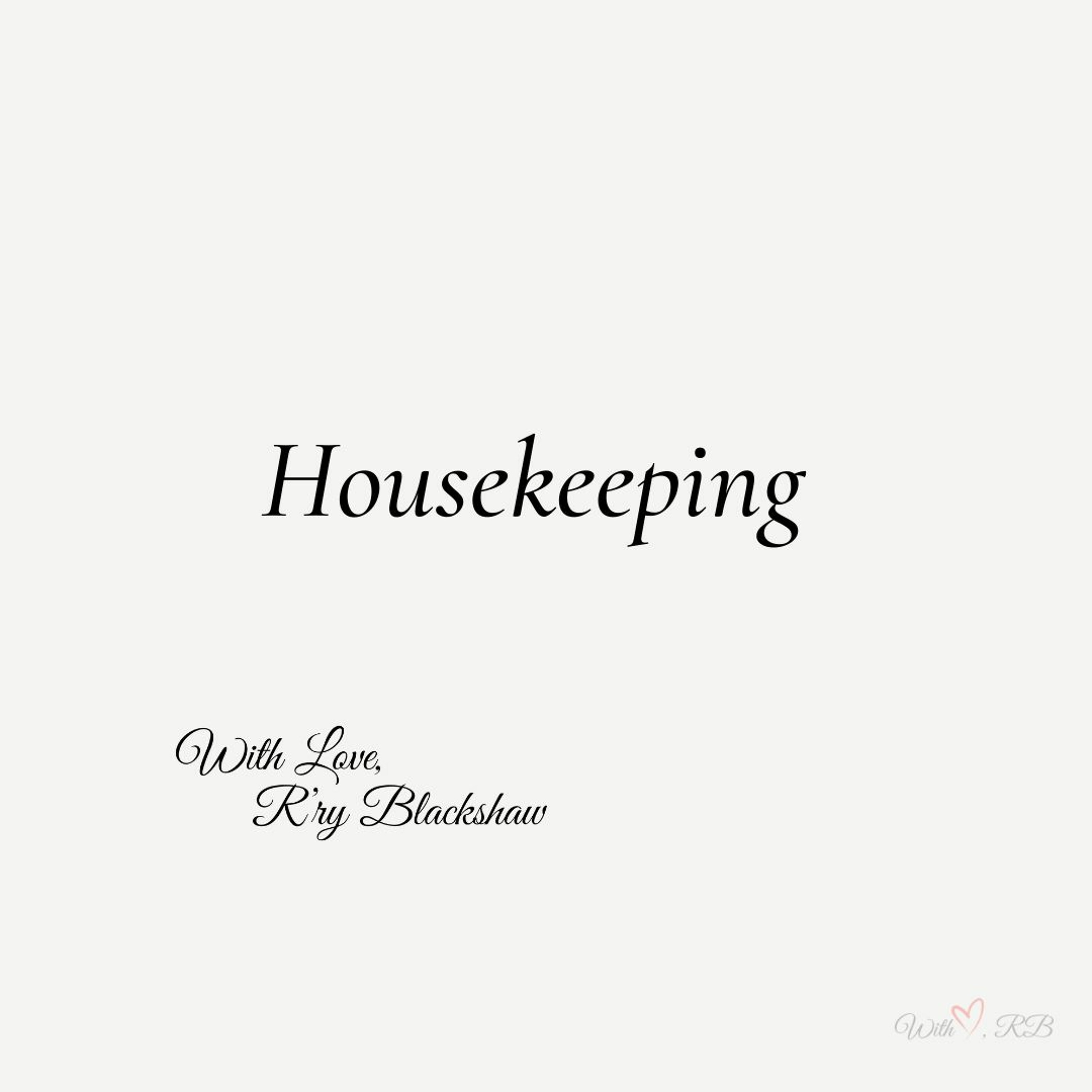 With Love, R\'ry Blackshaw