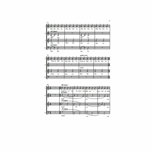 "Hail Mary" for Mixed Choir (2007).