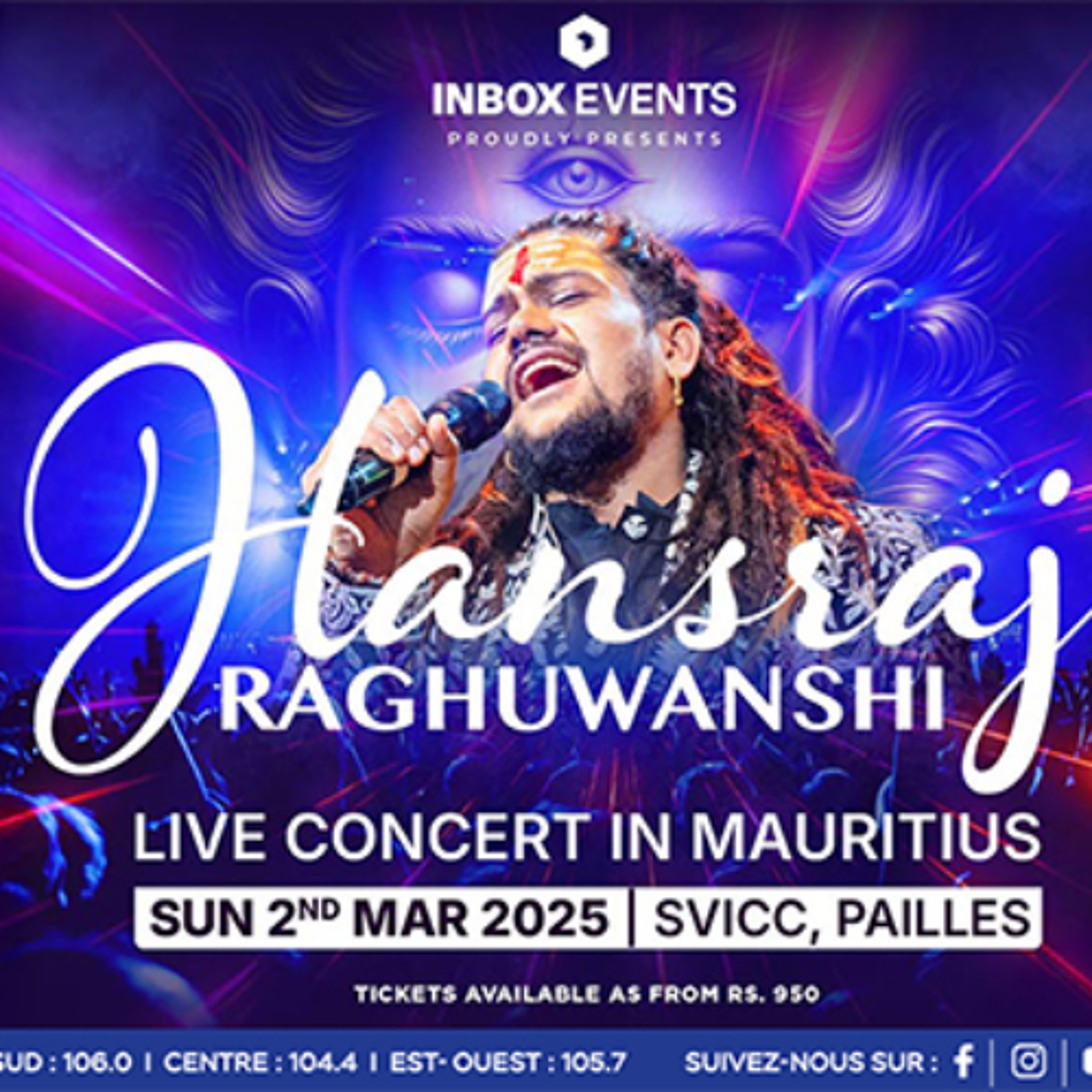 Au SVICC ce dimanche : Hansraj Raghuwanshi en concert