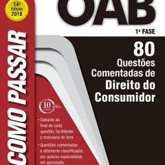 Kindle Book Como passar na OAB 1? Fase: direito do consumidor: 80 quest?es comentadas (Portugues