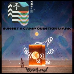 Sunset @ Camp QuestionMark (Burning Man 2024)