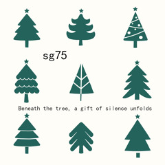 Beneath the tree, a gift of silence unfolds