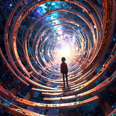 Galactic jurney -Orbiting Echoes