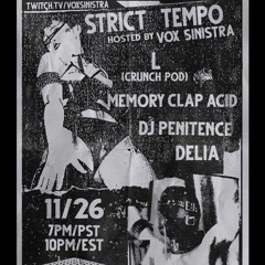 Memory Clap Acid (live) - Strict Tempo 11.26.2020