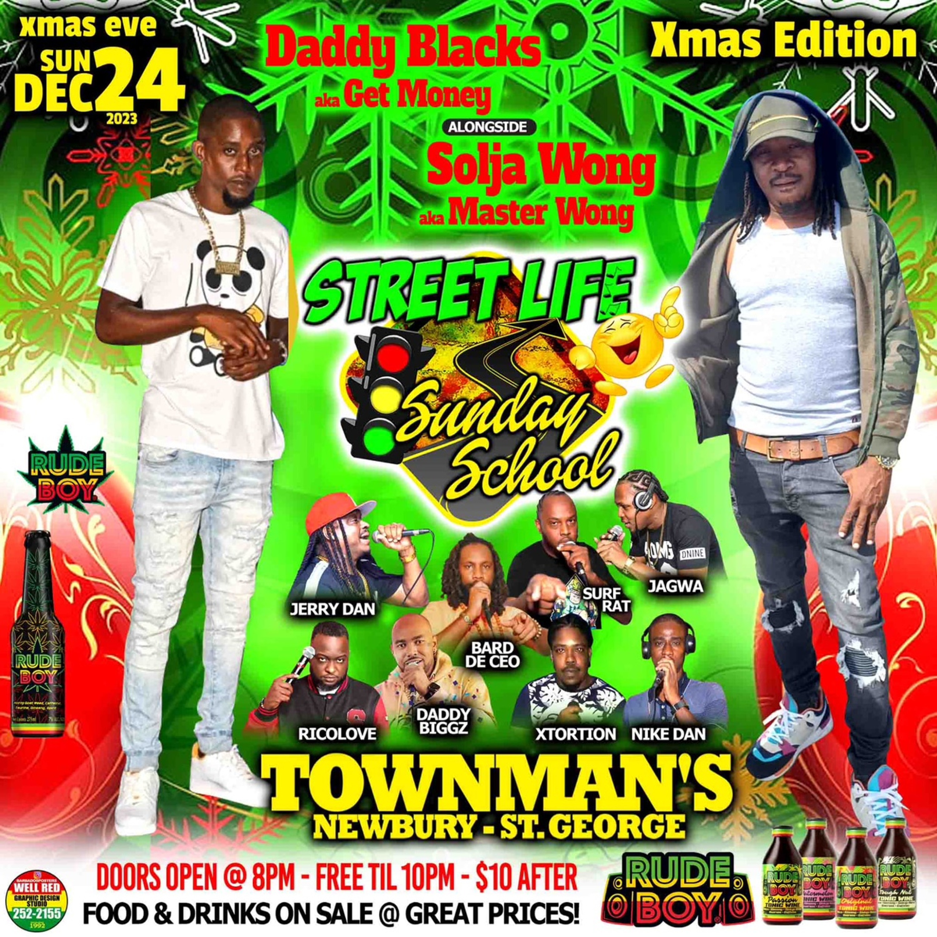 Daddy Blacks & Solja Wong 24th Dec Townman Disco