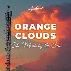 The Monk by the Sea - Orange Clouds