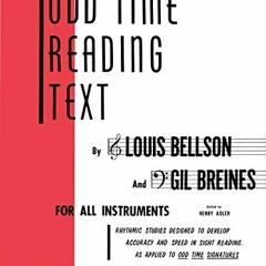 View PDF EBOOK EPUB KINDLE Odd Time Reading Text: For All Instruments by  Louis Bellson &  Gil Brein