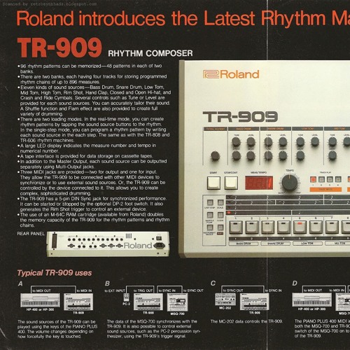 TAPE JAM LIVE: TR 909 - SH101 - FREE DOWNLOAD
