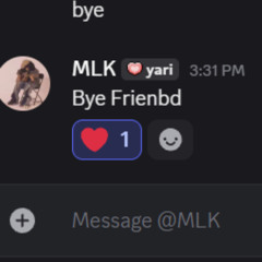 me n mlk r friends btw