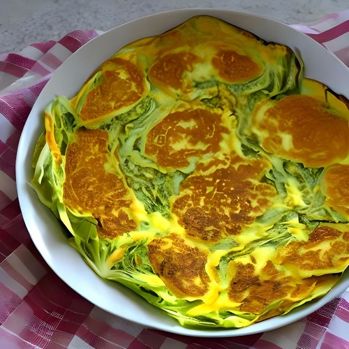 With Little Money A Quick Recipe: Cabbage Ommelet