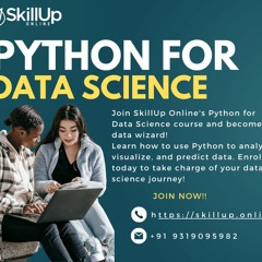"Python for Data Science Mastery: Upgrade Your Skills with Our Online Skill Up Course!"