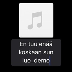 En tuu enää koskaan sun luo (feat. Ullalintulampi)