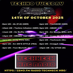 Techno Tuesday - Techneck NRG Radio 14.10.25