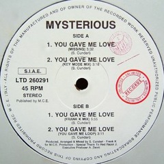 A1. Mysterious - You Gave Me Love (Missing) [Unlimited Records] (1991)