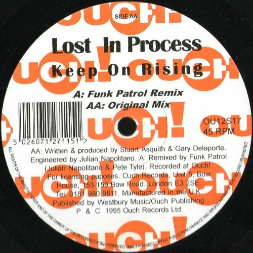A. Lost In Process - Keep On Rising (Funk Patrol Remix) [Ouch! Records - 1995]