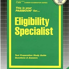 [Get] EPUB 🗸 Eligibility Specialist(Passbooks) (Career Examination Series) by  Natio