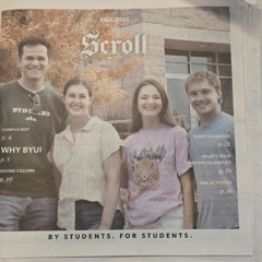 New Fall Semester 2025 Scroll newspaper on news stands
