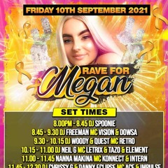 DJ Spoonie - Warm Up Set - Rave For Megan - 10th Sept '21